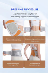 Adjustable Back Support Brace For Lower Back Ache Relief Herniated Disc Sciatica