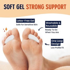 Dr. Fredericks Original Hammer Toe Corrector Gels – 2 Pairs – All-day Relief …