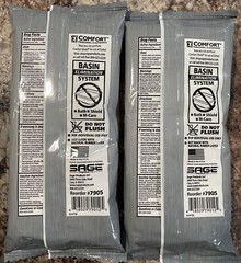 Sage 7905 Comfort Shield Barrier Cream Cloths 2 Packs W 8 In Each =16 EXP 7/21