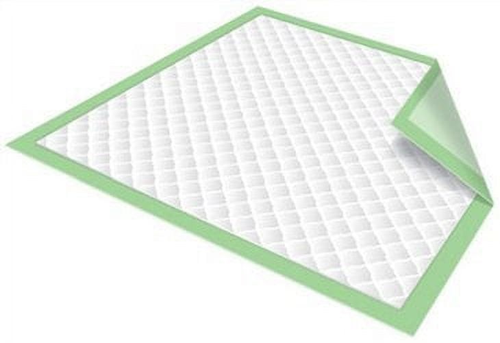 HealthLine 23×36 Green Chucks Pads – 50/Pack Disposable, Waterproof Absorbent