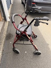 NOVA Zoom 22″ Seat Hght Foldable Rolling Walker Rollator 8″ Wheels