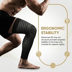 Full Leg Compression Sleeves for Men & Women, Thigh High 20-30mmHg Graduated …