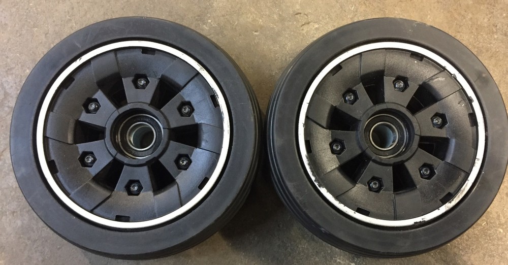 6″x2″ Front or Rear Caster Wheel black Tire for Jazzy air 2 Wheelchairs