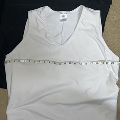 2 Underworks Mens Concealer Compression Crew & V Neck Model 998 3XL Black&White