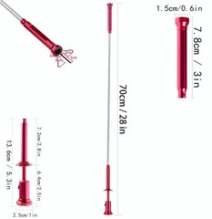 Flexible Magnetic Pickup Tool,Bendable Grabber Tool with 4 Claws & Strong Mag…