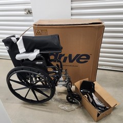 Drive Cruiser III Lightweight Manual Wheelchair – Removable Desk Arms, Footrests