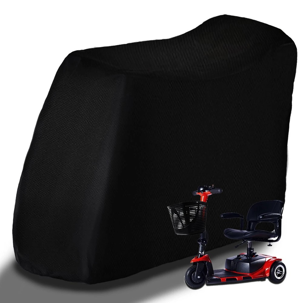 Mobility Scooter Storage Cover, 420D Waterproof Wheelchair Cover for Storage,…