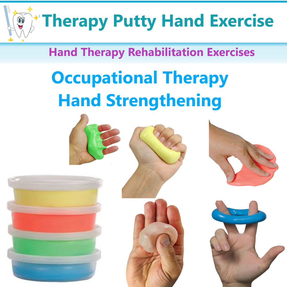 Theraputty Hand Exercise Material, Therapy Putty – 2 oz, 4 Oz, 1Lb Pick Color