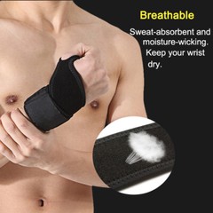Left Right Wrist Brace Support Wrap Sprain Carpal Tunnel Arthritis Bandage Strap
