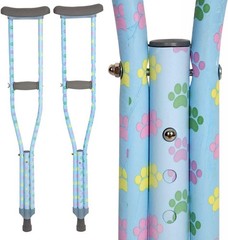 My Crutches Fashion Designed Colored Crutches for Teens, Adults w Adjustable