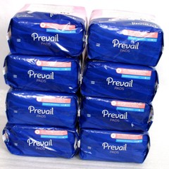 Prevail Moderate Absorbency Incontinence Bladder Control Pads Dri-Fit 8X20 = 160