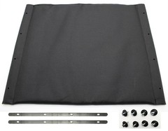 Blue Streak Wheelchair 20 Inch Seat Replacement, 20×16 20×16″, Black