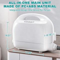 Irtme Bedside Bath System for Bedridden Elderly Paralyzed, Intelligent No-Water
