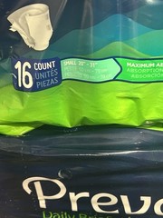 Prevail daily briefs 16 Count Small 20-31 Inch 2pack 32 Total