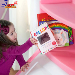 Lift & Hide 38″H Kids Plastic Storage Bin and Toy Toys & Books Organizer Pink