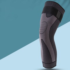 US 1-2 Pcs Full Leg Compression Sleeves Long Knee Braces Support Protector Sport
