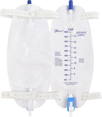 Convenient Easy-Tap 1000ml Urinary Drainage Bags with Anti-Reflux Valve