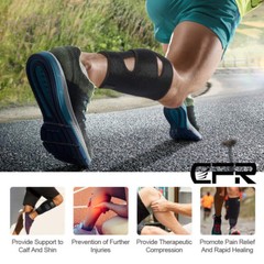 CFR Calf Brace Compression Shin Splint Sleeve Support Leg Wrap Pain Relief GYM