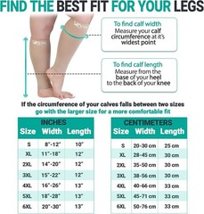 OEKO-TEX Certified Plus Size Compression Sleeves 2XL-6XL – Stylish & Effective