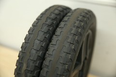 PAIR FLAT-FREE Drive Wheels Tires for Jazzy EVO 613 Power Chairs DGN2005417