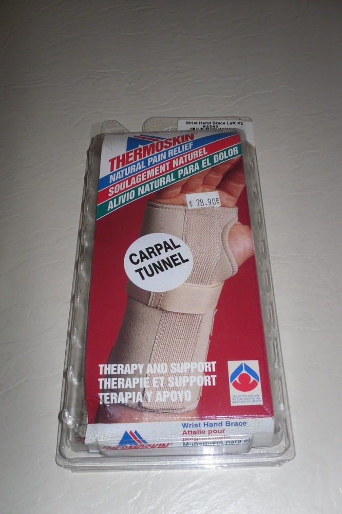 Thermoskin Wrist Hand Brace Left Hand Size Extra Small New in the Box „Must See“