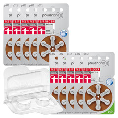 10x Varta power ; one high level hearing hearing aid batteries blister of 6 PR41