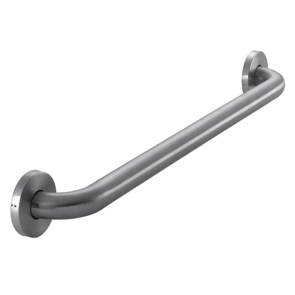 Glacier Bay 24 in. x 1-1/4 in. Concealed Screw ADA Compliant Grab Bar in Brushed