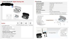 Hearing Aids Bluetooth Air pods style. YES, IT’S HEARING AIDS 2 In ONE