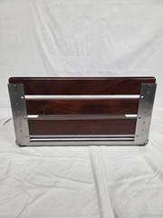 Kitvance Upgraded 20″ ADA Compliant Folding Teak Shower Seat Wall Mount Open Box