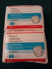 Cardinal Health Sure Care Plus Underwear 40 Count 2×20 S/M Heavy Absorbency