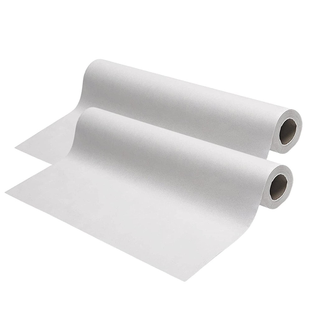 Exam Table Paper – 18“x125’ Disposable Standard White Textured Crepe Medical…
