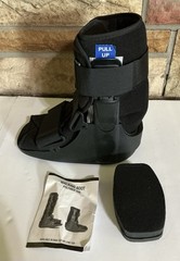 Polymer Air High Top Walking Boot Black Adjustable Inflatable Immobilizer