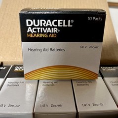 Duracell Size 13 Activair PR48 Hearing Aid Batteries (80 Pack) Exp 10/2026