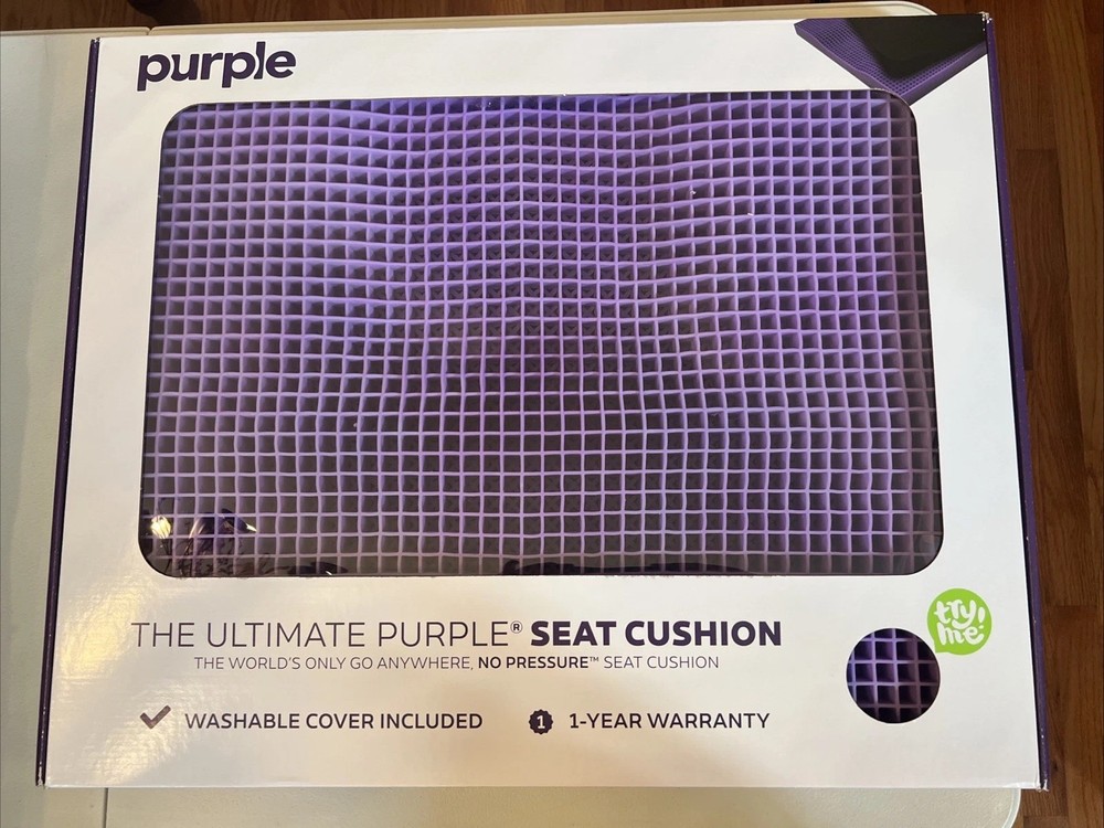 Purple Ultimate Seat Cushion Pressure Reducing Grid Office Chair Gaming