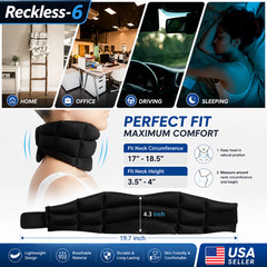 Vitavix Neck Support Pillow for Ergonomic Snoring Relief, Adjustable Cervical Al