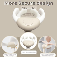 Baby Shower Stand with Support,2-In-1 Sitting & Standing Baby Bath Stand