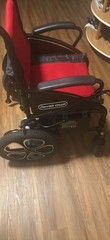 Power Wheelchair w/ Joystick Control, Wheel Locks, 4-Wheel Adult Red/Black