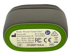 Phonak Charger Case Ease With Charging Cord For Audeo L-R and RT Hearing Aids