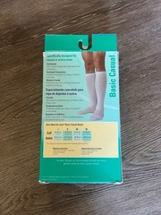 Juzo Basic Casual 15-20 mmHg Compression Socks White 4802CFL-WM