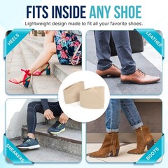 2 Pack For Man Women Fabric Metatarsal Pads Sleeve with Gel Sole Cushion