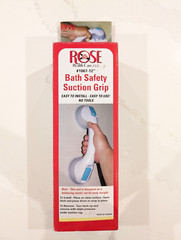 Rose Health Care 12” Bath Safety Suction Handle No tools installation Open Box