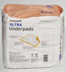 20 McKesson Ultra Heavy Absorbency Adult Bed Pad Disposable Underpads 30×36″