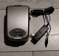 Zephyr Hearing Aid Dehumidifier Dryer Case w/ Power Adapter, Gray