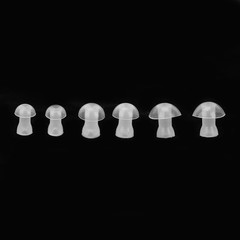 6pcs Hearing Aid Earplug Soft Silicone Replacement Buds For All-Day Comfort
