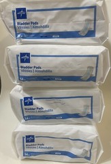 4 Packs Medline Bladder Pads 14 Count(56 count) Super Absorbent, Odor Protection