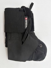 Breg Lace-Up Ankle Brace Support Black Medium Durable Material