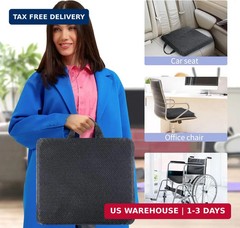 Gel Seat Cushion, for Long Sitting -Double Thick Gel Seat Cushion Breathable Hon