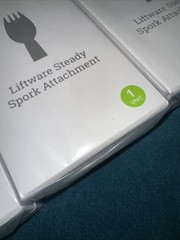 Lot Of 2 LiftWare level steady Spork cutlery attachment #21065. QTY 2. New