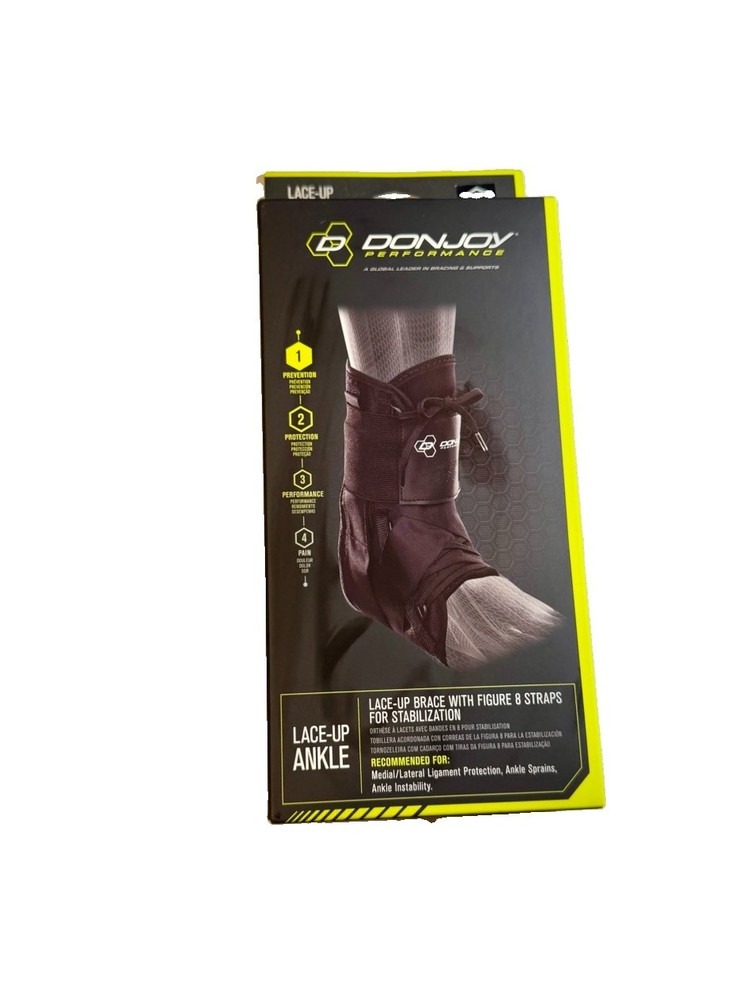 DonJoy Performance Lace-Up Figure-8 Straps Ankle Brace Large