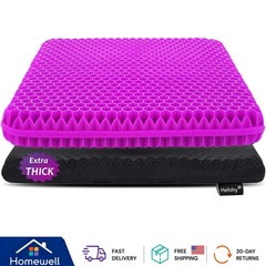 Soft Gel Seat Cushion with Washable Cover – Ultimate Comfort for Long Sitting